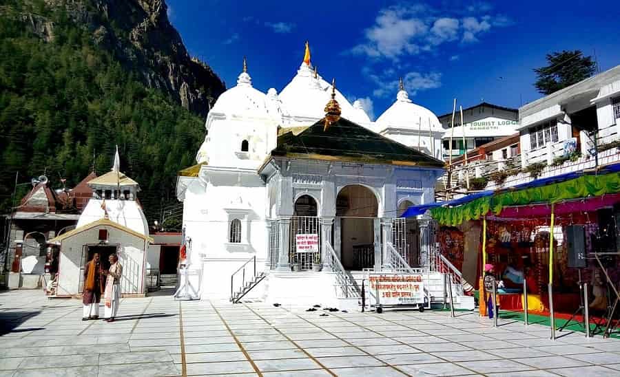 Char Dham Yatra by helicopter 2026 aerial view of Kedarnath Badrinath temples