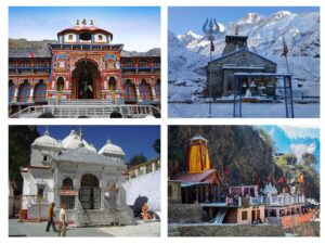 Char Dham Yatra by Helicopter 2026 aerial view of Himalayan temples