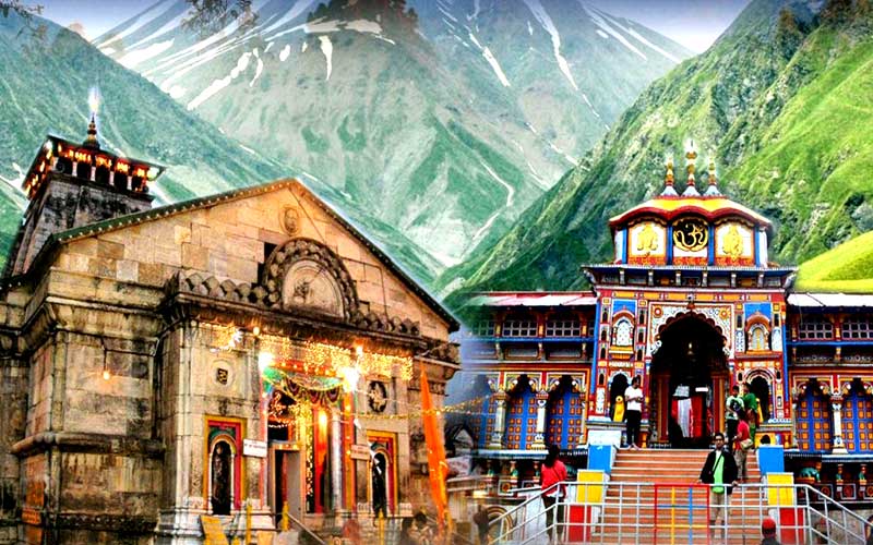 Do Dham Same Day Yatra helicopter Kedarnath Badrinath darshan