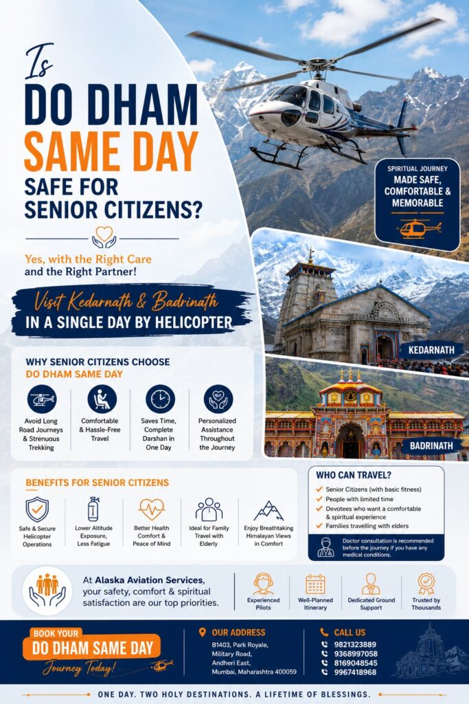 Is Do Dham Same Day Safe for Senior Citizens? A Complete Travel Guide