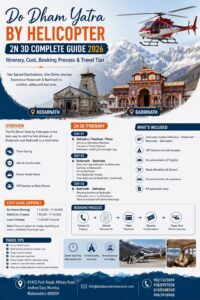 Do Dham Yatra by Helicopter 2N 3D Complete Guide 2026: Itinerary, Cost, Booking Process & Travel Tips